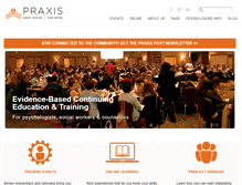 Tablet Screenshot of praxiscet.com